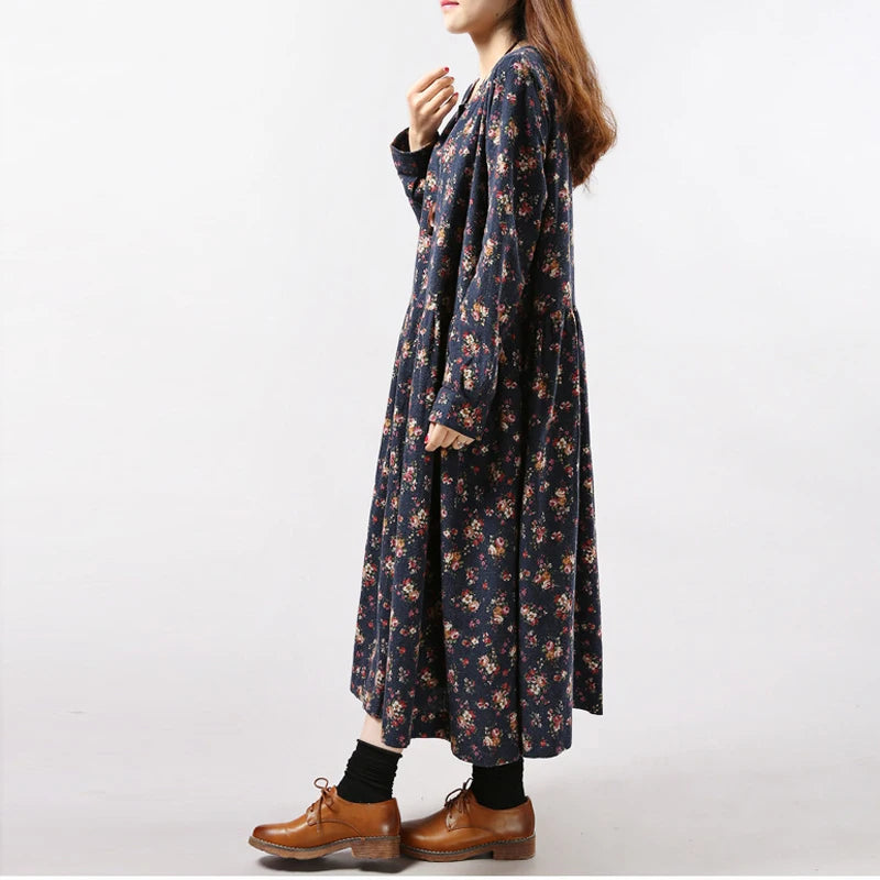 Print Floral Dress 2024 Spring New Korean Fashion