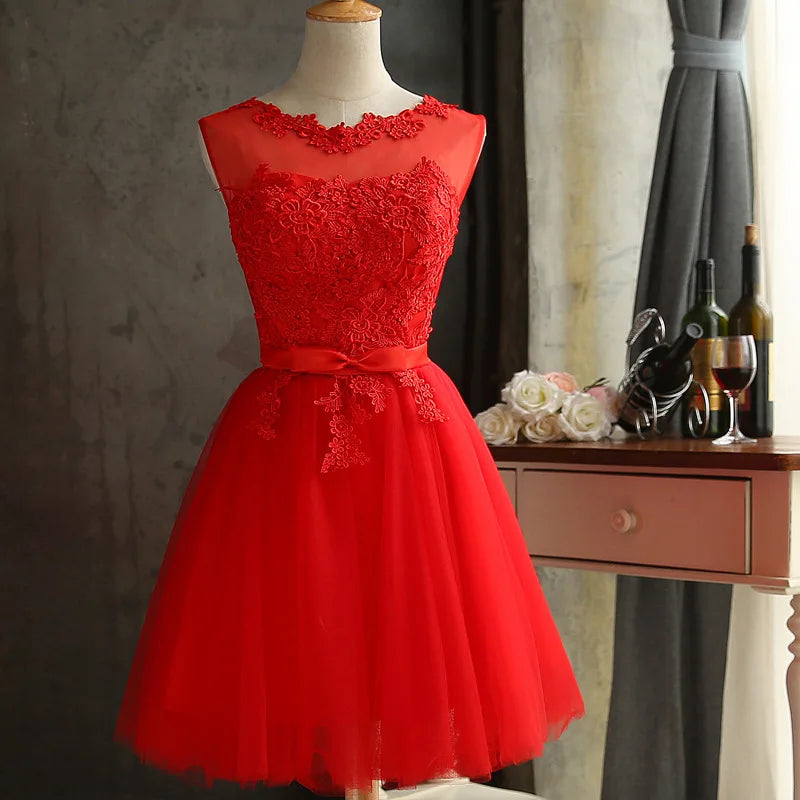 Lace Summer Dress Sleeveless Lovely Short Dress