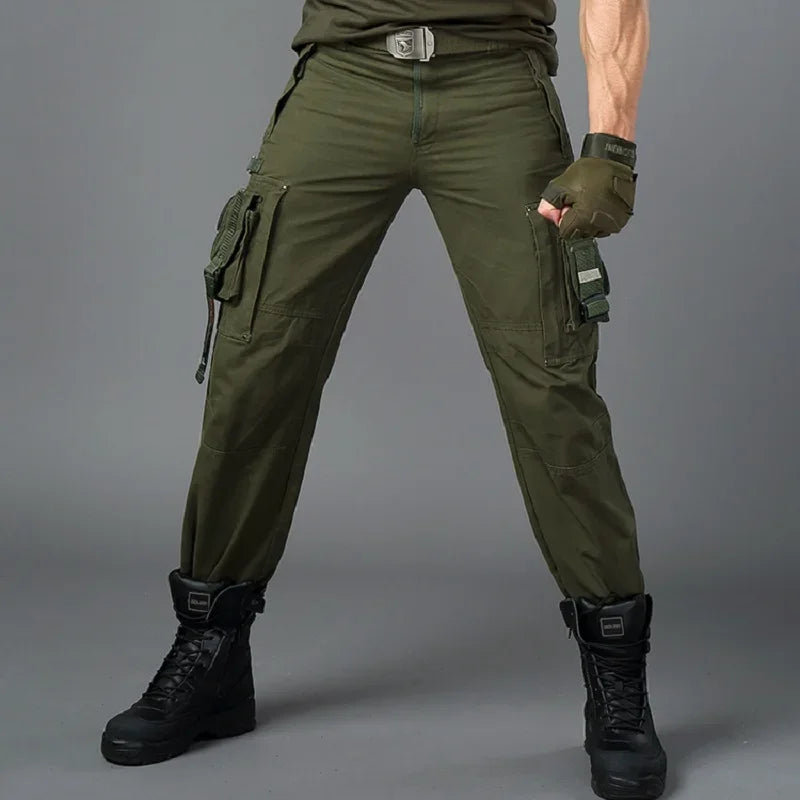 CARGO PANTS Overalls Male Men's Army Wide TACTICAL PANTS MILITARY