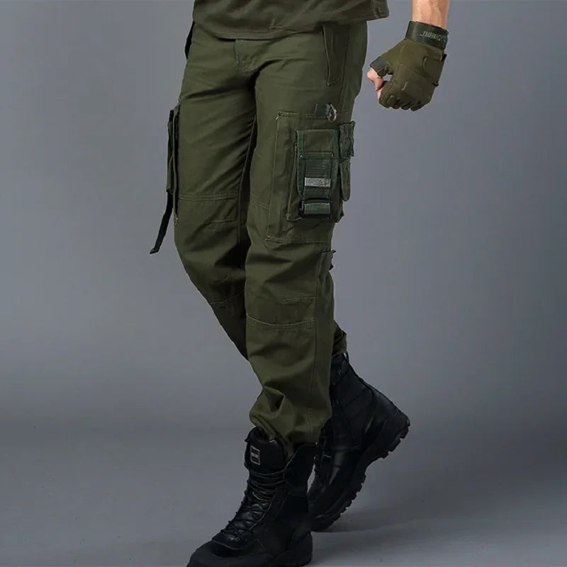 CARGO PANTS Overalls Male Men's Army Wide TACTICAL PANTS MILITARY