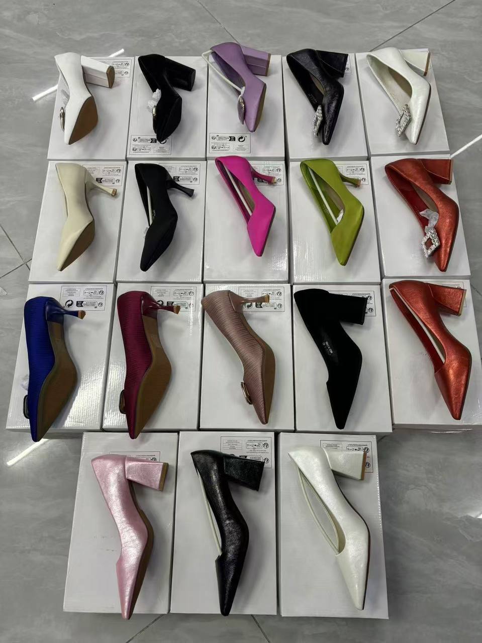 Elegant High-Heel Shoes Collection (MOQ - 1000pcs)