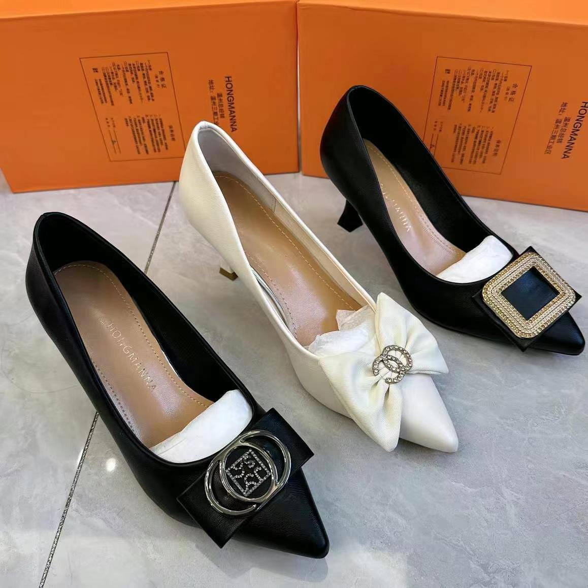 Formal Shoes for Ladies heels (MOQ -500 pcs)