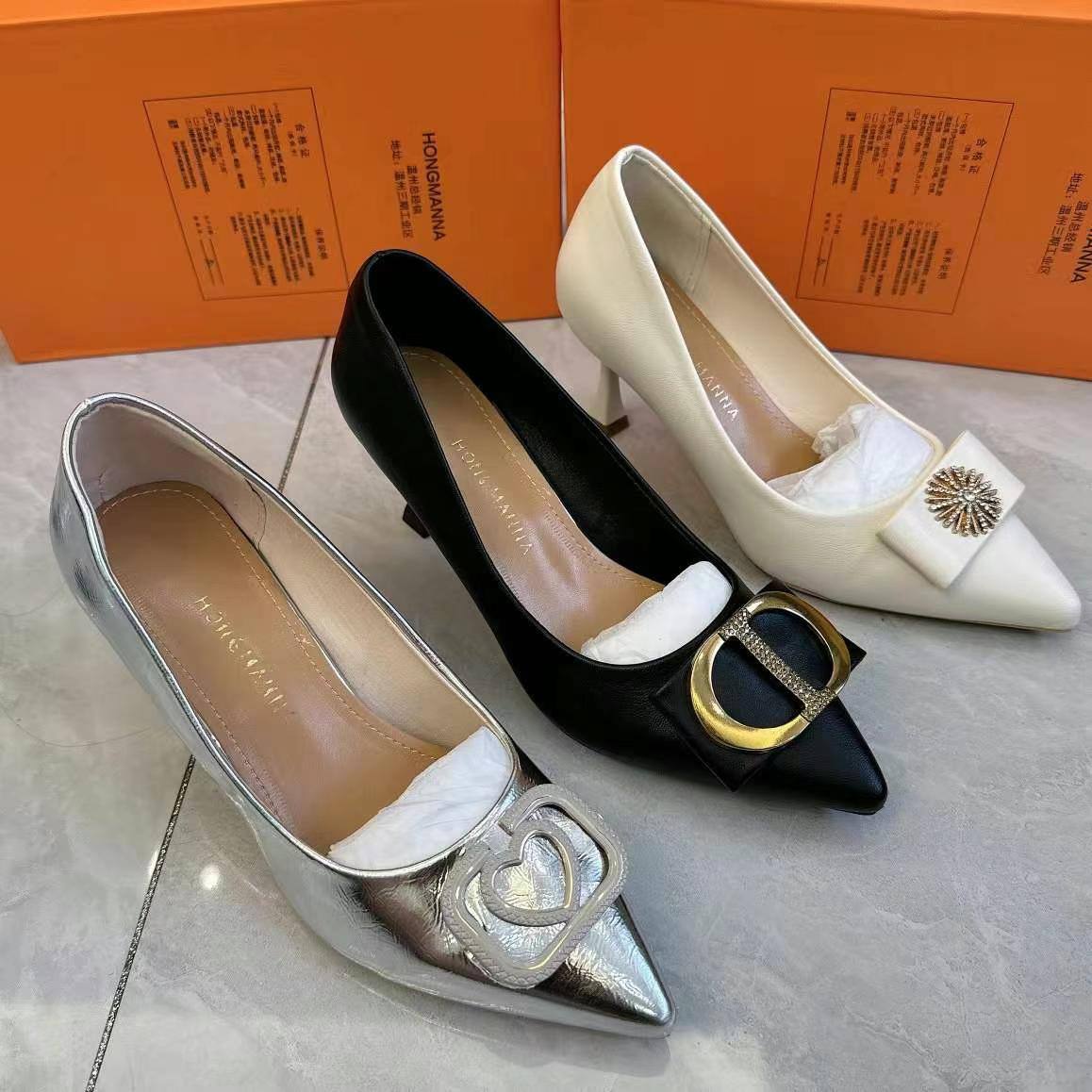 Formal Shoes for Ladies heels (MOQ -500 pcs)