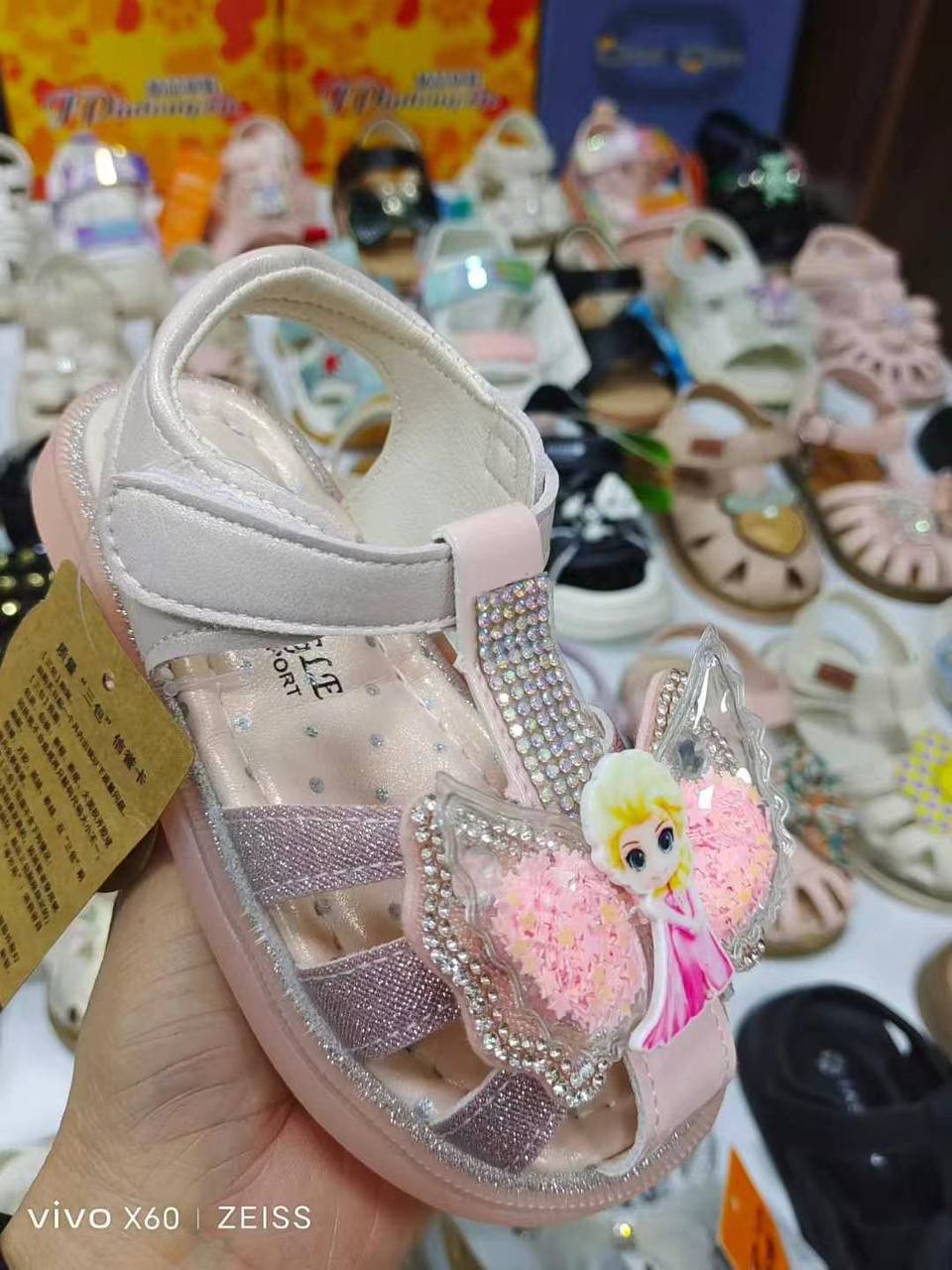 Charming Girls Sandals mix style (MOQ - 500pcs)